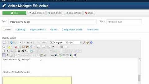 How to Insert a Video into a Web Page using JCE Editor