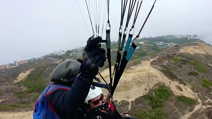 Heather Allyson Gamble Paragliding at Torrey Pines...
