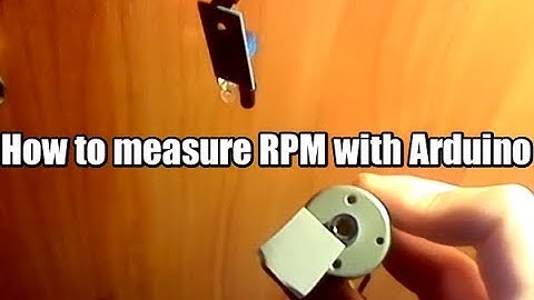 How to measure RPM with Arduino | pulseIn()