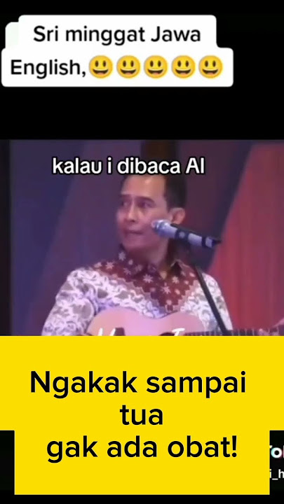 cak lontong Sri minggat Jawa vs english @politik1979