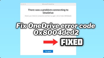 (FIXED) OneDrive error code 0x8004ded2 | 2024