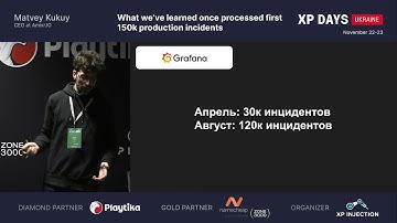What we’ve learned once processed first 150k production incidents (Matvey Kukuy, Russia) [RU]