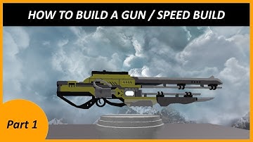 How to build a gun in Roblox Studio / Speed Build -  PART 1