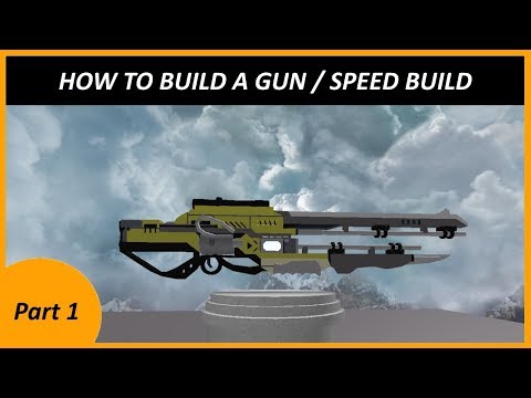 How To Build A Gun In Roblox Studio Speed Build Part 1 Youtube - how to make a model gun roblox studio