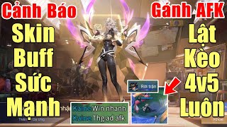 [Gcaothu] Lauriel Thiên Nữ Dạ Ưng gánh cả AFK lật kèo 4 vs 5 - Cảnh báo skin buff sức mạnh ngầm