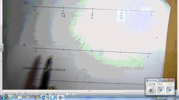 Numberlines using benchmark fractions