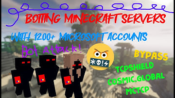 Botting Servers with 1200+  Accounts | TCPShield bypass | EaZy Client