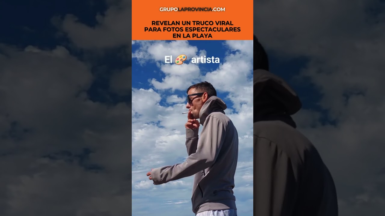 ⭕️ Revelan un truco viral para fotos espectaculares en la playa