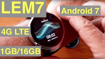 LEMFO LEM7 4G Cell 1GB/16GB Android 7 Smartwatch with 700 mAh Power Bank: Unboxing & 1st Look