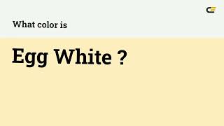 What color is Egg White ? #ffefc1 hex color - Brown color - Warm color ffefc1