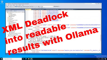 SQL Server Deadlocks with Ollama