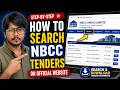How to Search NBCC Tenders on the Official Website | Step-by-Step Guide for Beginners (2026)