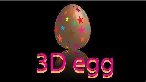 Adobe Illustrator || 3D egg
