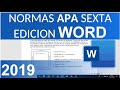 Formato APA 2019 sexta edición