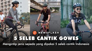 Mengintip jenis sepeda yang dipakai 5 seleb cantik Indonesia | news Flash