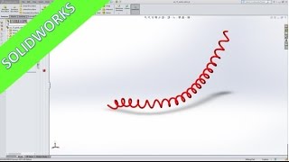 Spiral Cable - SolidWorks 2015 Training - Swept Surface