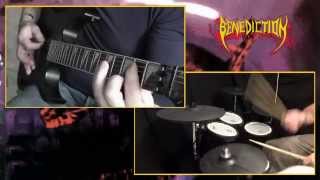 Benediction - Agonised Guitar &amp; Drum Cover