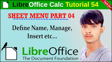 LibreOffice calc tutorial 54 sheet menu part 4 || in hindi || by dev || technical dev
