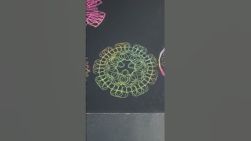 Create Stunning Spirograph Art With Me 🎨 | #spirograph #viral #handdrawn #cat #asmr #art