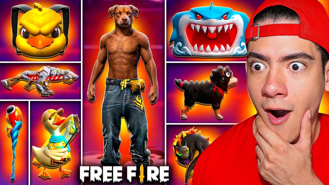 RETO: SOLO PUEDO USAR COSAS DE ANIMALES EN FREE FIRE !! - TheDonato
