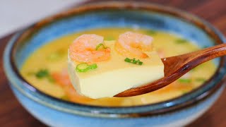 Silky Steamed Eggs with Shrimp (Quick & Easy Chinese Recipe) CiCi Li - Asian Home Cooking