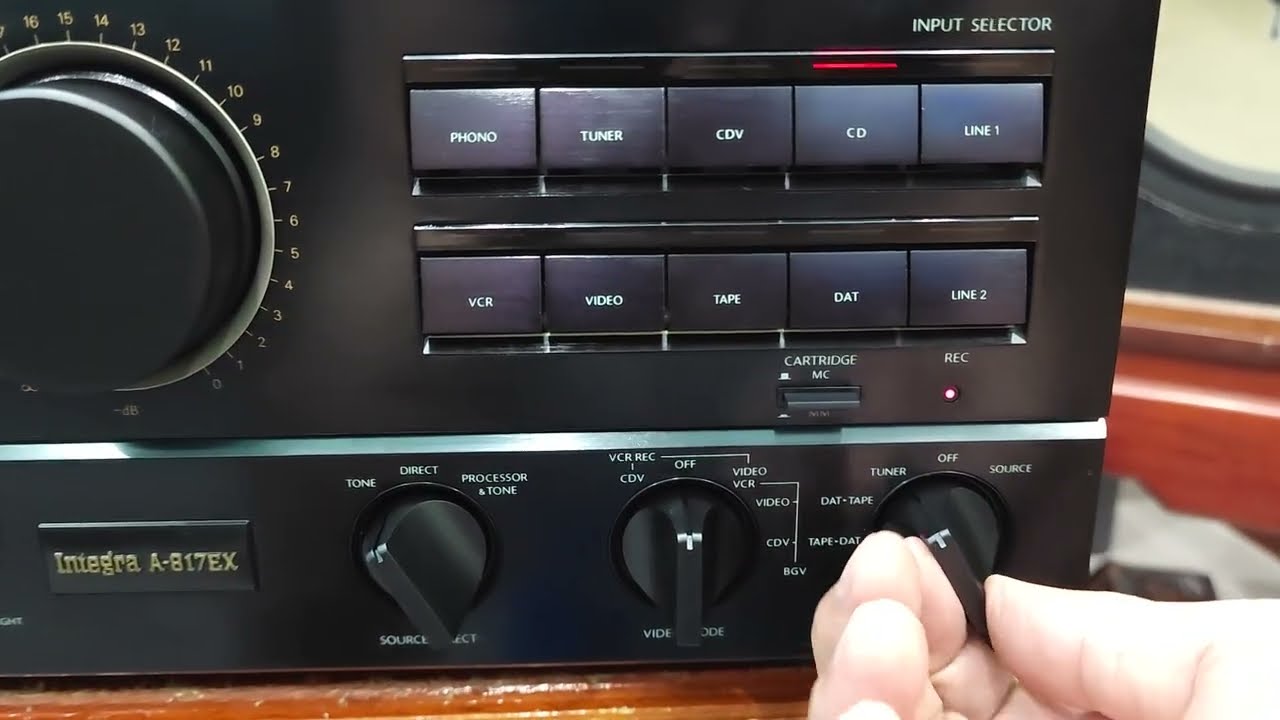 Усилитель onkyo integra A -819 GT - YouTube
