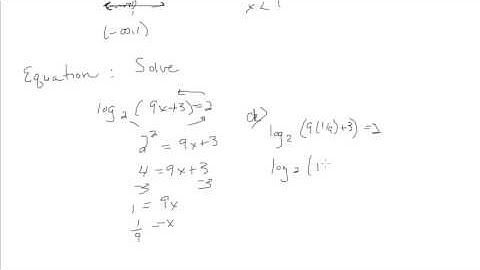 6.4 Log Functions Video 3