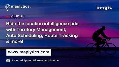 Ride the location intelligence tide with Territory Management, Auto Scheduling, Route Tracking, etc.