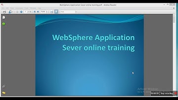Introduction of WebSphere Application server training