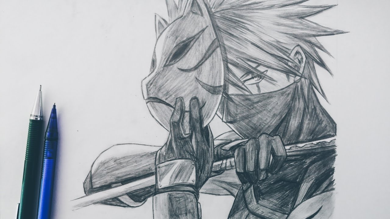 🔥 Kakashi Anbu 🔥 . Repos  Naruto drawings, Naruto sketch