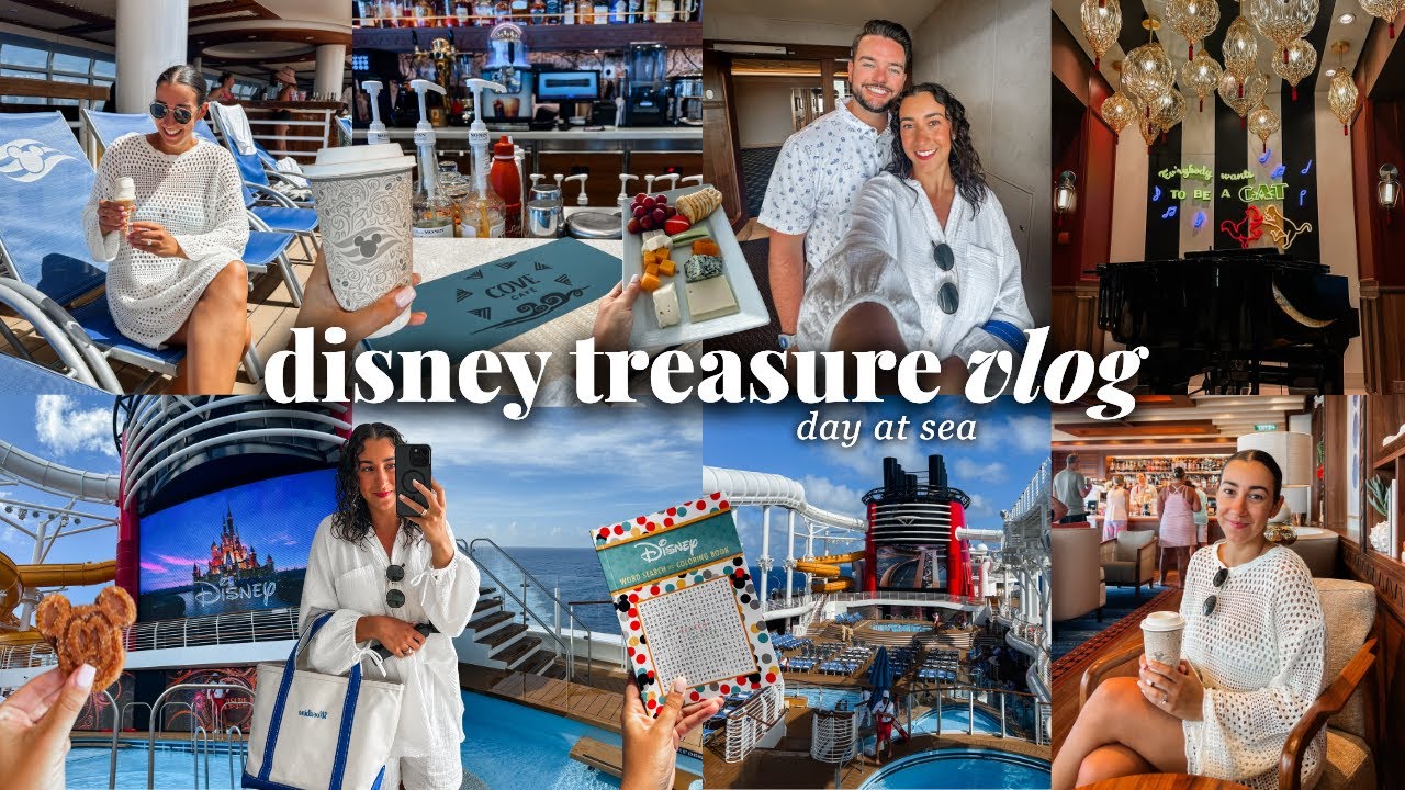 Видеоблог «СОКРОВИЩА ДИСНЕЙ» — День в море! Утренний кофе, зона только для взрослых, плавание, ве...