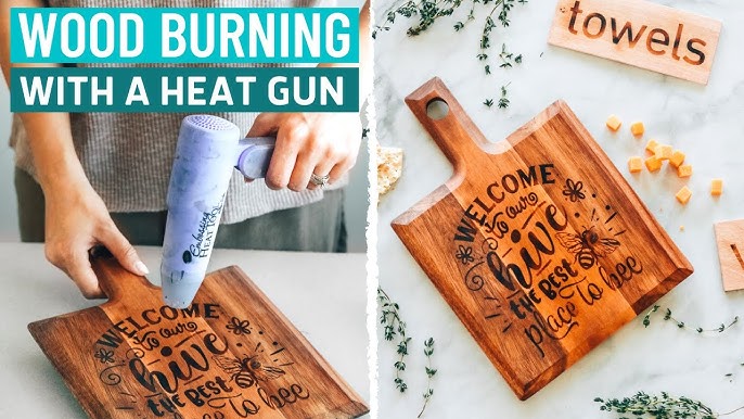 How to Burn Designs Into Wood using your Cricut! 