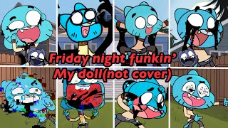 [FNF BETADCIU] my doll but many gumball sing it(not cover)