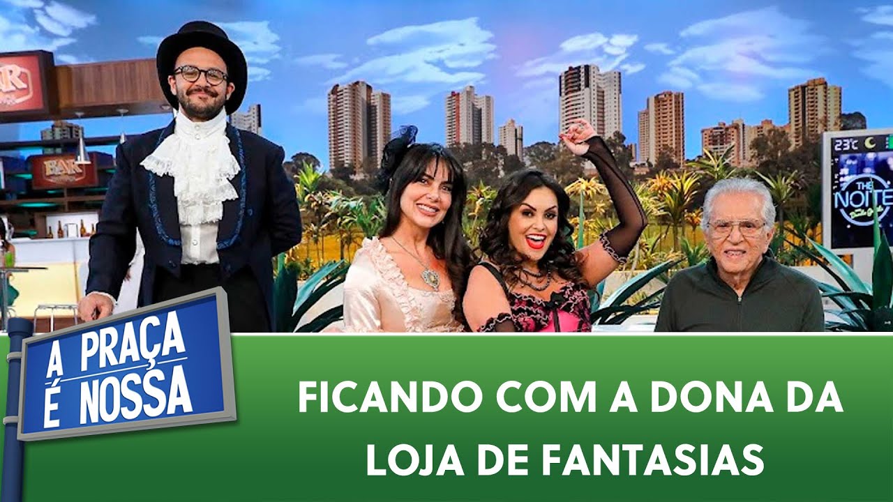 Ficando com a dona da loja de fantasias | A Praça É Nossa (16/11/23)