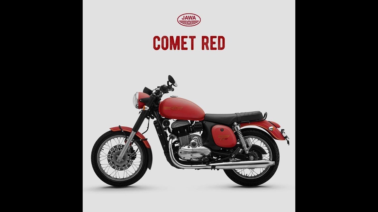 2018 2019 New Jawa 42 Motorcycle Comet Red Walkaround