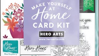 Trying out a Hero Arts Card-making kit