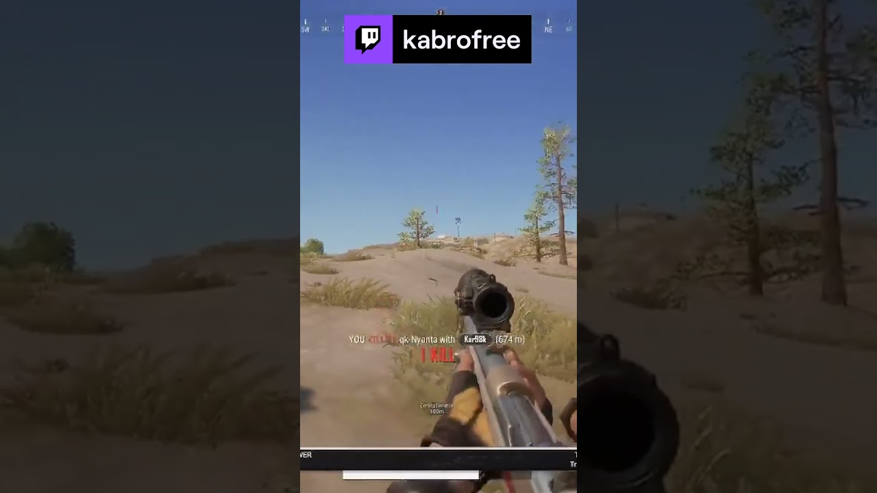 How to steal a kill at 700m? Kar98k | kabrofree on #Twitch