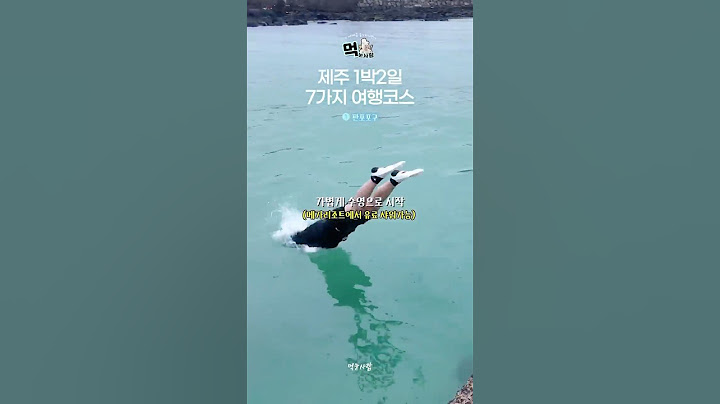 제주도 어디가지? | 7가지 당일치기 코스(feat.성시경, 풍자 또간집)