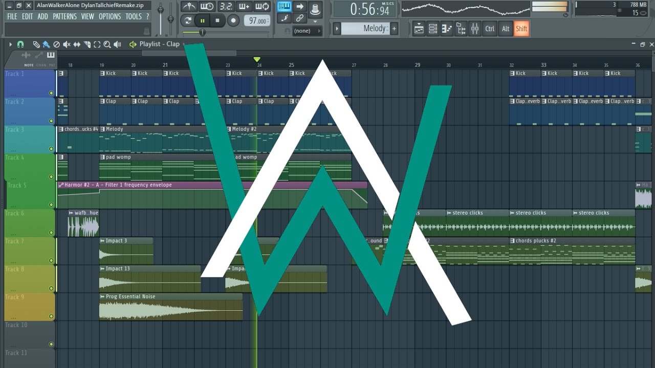 Alan Walker - Alone [Remake + Free FLP]