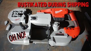 Repairing the Housing on a Milwaukee 0729 M28 Portable Band Saw