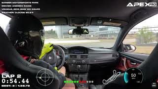 E90 M3 Andrew Rains Onboard Barber Motorsports Park (oversteeeeeeer!)