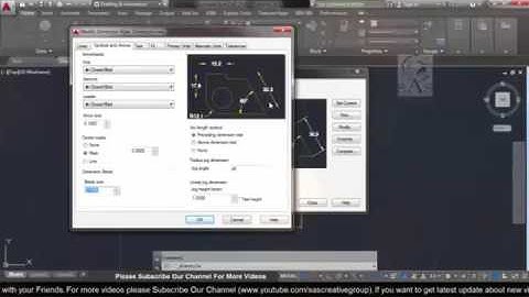 Autocad 2016 – 34   How to create a New Dimension Style  Part 3