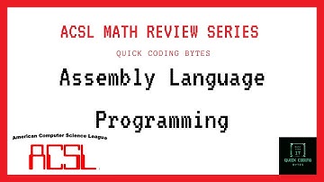 ACSL Math: Assembly Language Programming