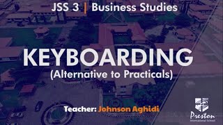 Keyboarding (Alternative to Practicals) - JSS3 Business Studies Keyboarding Printer Sign Correction Jss3 Business Studies