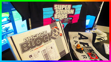 NerdBlock January 2015 Unboxing - GTA Vice City Parody Shirt & MORE Video Game Loot!