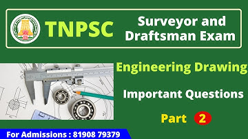 TNPSC Field Surveyor & Draughtsman Expected Questions -Engineering Drawing l Test Series Available