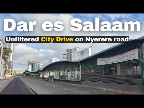 Dar Es Salaam City Drive On Nyerere Road L BRT 3 Final Touches Raw Unfiltered Video