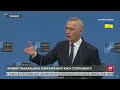 Пресконференція Столтенберга після саміту НАТО