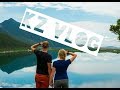Hitch Hikers in Burabay National Park, Kazakhstan KZ03 by Madeleine Knight and Regimantas Danys