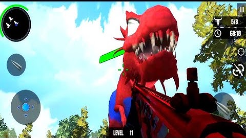 wild dino hunting zoo hunter game android gameplay part - 2